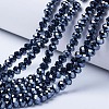 Electroplate Glass Beads Strands LS-EGLA-A034-P1mm-A18-1
