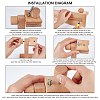 Adjustable Embroidery Frame Hoop Stand Holder TOOL-WH0021-54-4