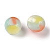 Triple Color Resin European Beads RESI-F055-05B-2