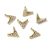 Alloy Rhinestone Cabochons MRMJ-WH0077-043F-2