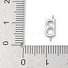 304 Stainless Steel Letter Connector Charms STAS-M108-01P-02-3