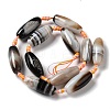 Natural Agate Beads Strands G-K334-01I-3