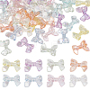 96Pcs 8 Colors Transparent AB Color Acrylic Beads TACR-GO0001-02-1