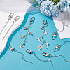 60Pcs Alloy Swivel Clasps HJEW-UN00116-2