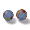 Handmade Frosted Lampwork Beads LAMP-C016-04C-08-3