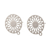 Brass Stud Earring Findings KK-S345-261-1