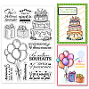 Custom Summer Theme PVC Plastic Clear Stamps DIY-WH0631-0076-1