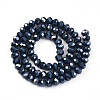 Electroplate Glass Beads Strands EGLA-A044-P6mm-A16-3