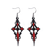 Alloy Rhinestone Dangle Earrings FS-WG63C71-04-1