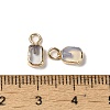 Opalite Rectangle Charms G-Q169-07G-01-3