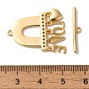 Brass Toggle Clasps KK-N254-91G-4