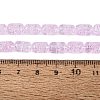Transparent Crackle Glass Beads Strands GLAA-NH0001-04-A03-2
