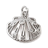 Brass Micro Pave Cubic Zirconia Pendants KK-H092-02B-P-1