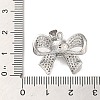 Brass Micro Pave Clear Cubic Zirconia Pendants FIND-Z041-04P-3