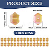 30Pcs Transparent Handmade Lampwork Beads LAMP-TADJ0001-12H-4