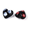 Handmade Millefiori Glass Beads LAMP-N024-43-3