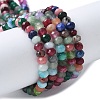 Dyed Natural Malaysia Jade Rondelle Beads Strands X-G-E316-2x4mm-55-1