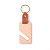 Wooden & Imitation Leather Pendant Keychain LS-PW23041897512-1