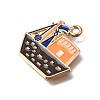 Alloy with Enamel Pendants AL-CBA9E11-03KCG-07-2