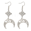 Tarnish Resistant 304 Stainless Steel Dangle Earrings for Women EJEW-F338-03P-1