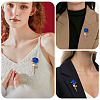 2Pcs Valentine's Day Rose Zinc Alloy Crystal Rhinestone Brooches JEWB-TADJ0001-02A-6