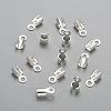 Brass Cord Ends KK-E182-S-1