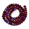 Electroplate Glass Beads Strands LS-EGLA-A034-T4mm-L21-2