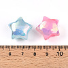 Transparent UV Plating Acrylic Beads OACR-I015-38-3