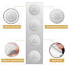 Custom Round Silver Foil Embossed Picture Stickers DIY-WH0503-001-3