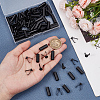 Alloy Detachable Cord End Lock Stoppers FIND-CP0002-55B-3