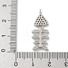 Rack Plating Brass Micro Pave Clear Cubic Zirconia Pendants KK-G515-23P-3