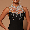 Alloy Crystal Rhinestone Teardrop Multi Layer Body Chains for Night Club FS-WGD641A-02-2