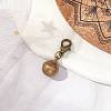 Brass Bell Pendant Decoration HJEW-JM02225-2