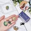 SUNNYCLUE 5Pcs 5 Styles Knitting Theme Enamel Pins JEWB-SC0001-41-3