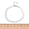 304 Stainless Steel Ring Link Chain Bracelets BJEW-P373-02A-P-5