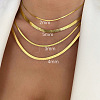 Titanium Steel Snake Chain Necklaces for Women WG80FEF-15-2