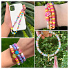 8 Strands 8 Colors Handmade Polymer Clay Beads Strands CLAY-TA0001-30-8