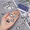 SUNNYCLUE 24Pcs 4 Styles Alloy Enamel Pendants FIND-SC0004-90-3