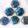 Natural Labradorite Carved Healing Star of David Ornaments PW-WG41086-01-2