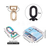 Biyun 12Pcs 6 Colors Zinc Alloy Swivel Clasps FIND-BY0001-06-3