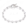 Tarnish Resistant 304 Stainless Steel Link Chain Bracelets BJEW-P237-30P-6