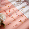Flower Stitch Markers HJEW-AB00275-4