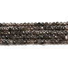 Natural Silver Sheen Obsidian Beads Strands LS-G-E608-A02-A-1
