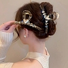 Plastic Rhinestone Claw Hair Clips PW-WG94E57-01-1