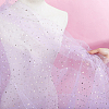 Star Moon Pattern Polyester Mesh Lace Fabric DIY-WH0504-446B-3