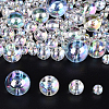 100G 4 Styles Transparent Acrylic Beads MACR-YW0003-42-1