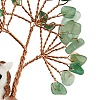 Natural Green Aventurine Chips Tree of Life Decorations DJEW-A017-01J-4