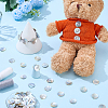 100Pcs Natural Shell Buttons BUTT-PH0001-72-4