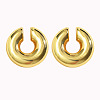 Alloy C-shaped Cuff Earrings for Women WGEF1AE-01-1