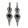 Natural Obsidian Big Pendants GG-CBA7610-01AS-01-1